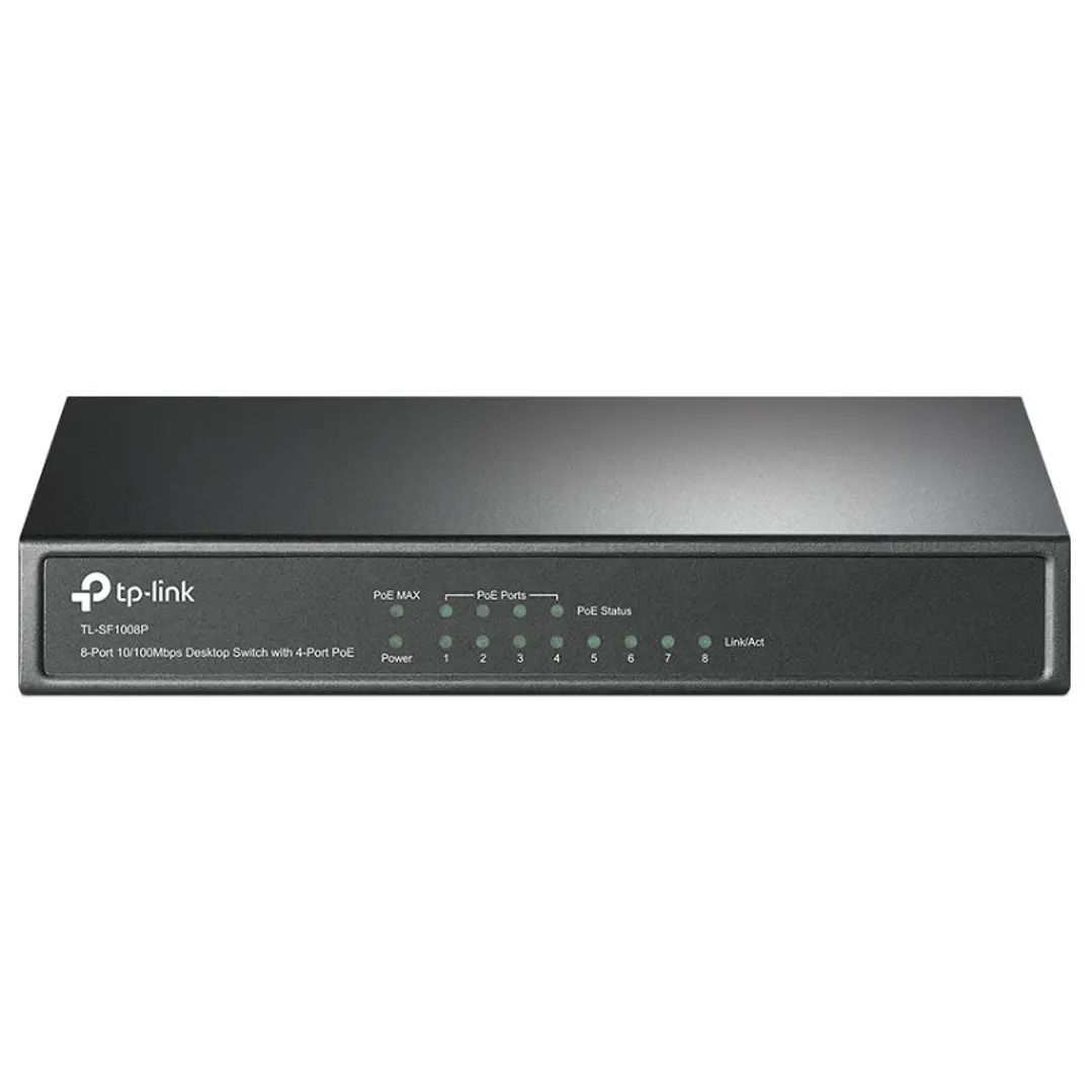 TP-LINK TL-SF1008P Switch 8x10/100Mbps 4xPoE Metal 1