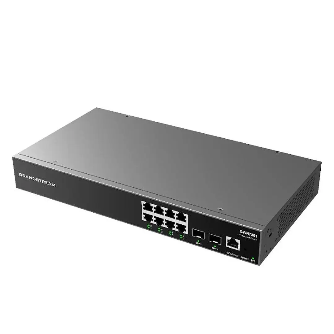 Grandstream GWN7801P Switch 8xGbE PoE 2xSFP 120W 2