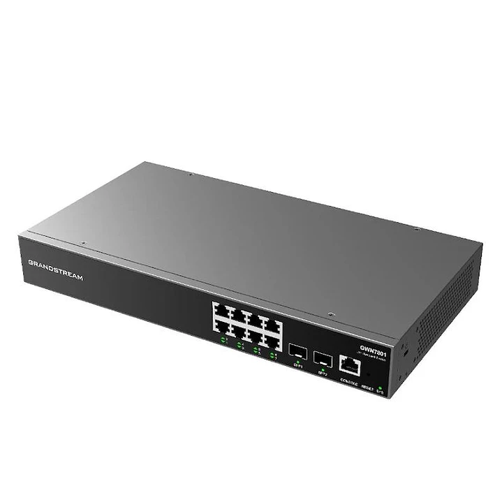 Grandstream GWN7801P Switch 8xGbE PoE 2xSFP 120W 2