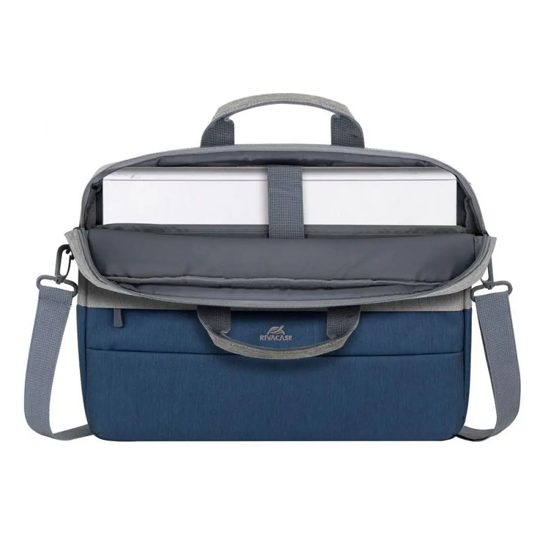 RIVACASE 7532 Grey/blue Prater Maletín 15,6
