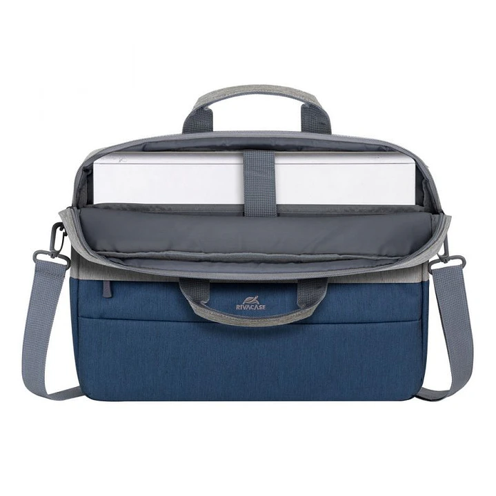 RIVACASE 7532 Grey/blue Prater Maletín 15,6