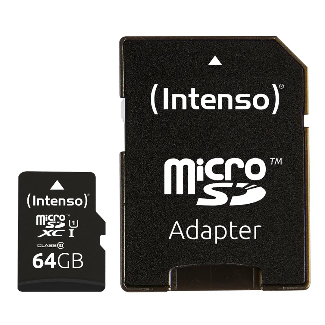 Intenso 3423490 Micro SD UHS-I Premium 64GB c/adap 1