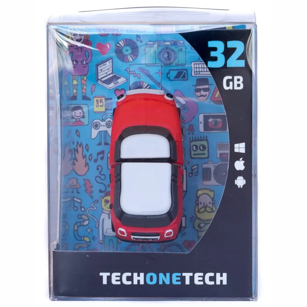TECH ONE TECH Mini cooper S rojo 32 Gb USB 2.0 3