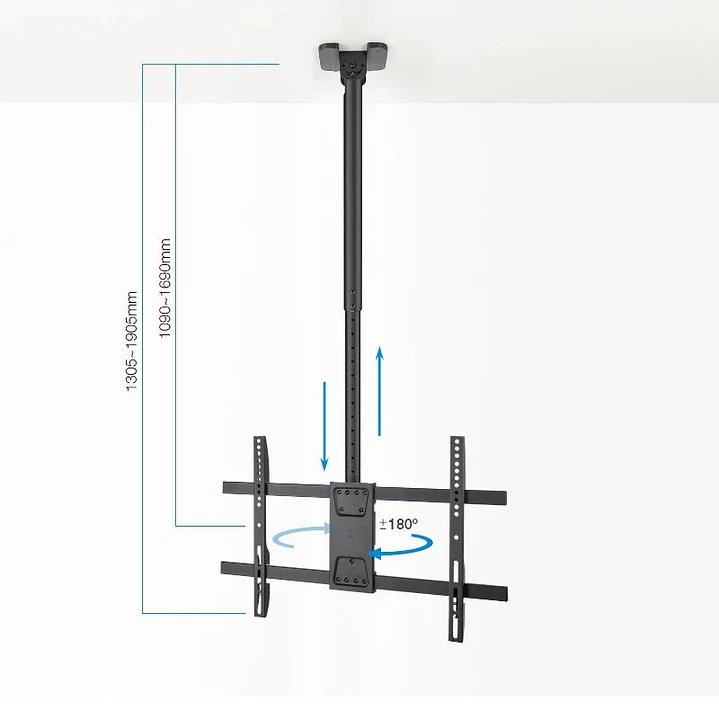 Tooq LPCE1186TSLI-XL-B Soporte techo TV 43