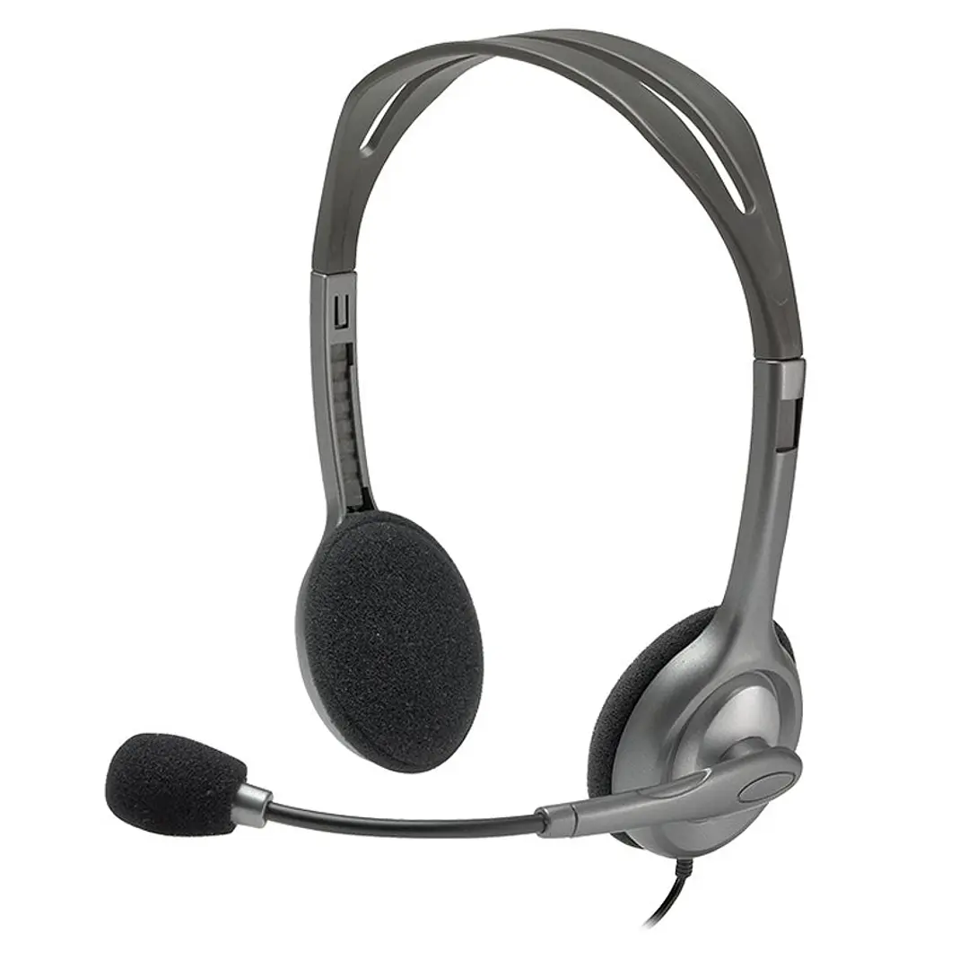 Logitech Auricular+Mic H111 Negro 1