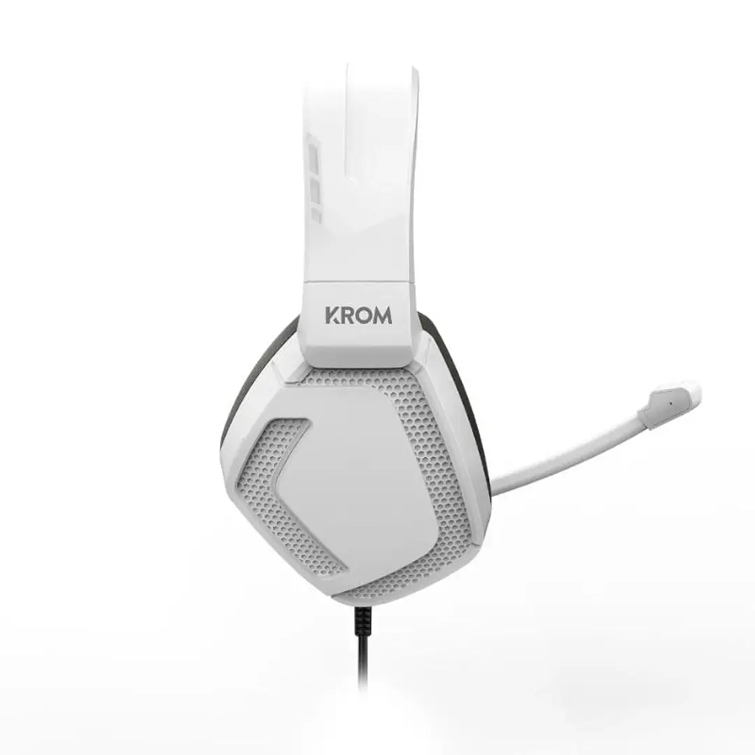 KROM KOPA PRO | AURICULAR GAMING STEREO BLANCO 3