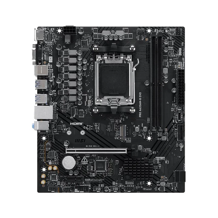 MSI Placa Base PRO A620AM-B EVO mATX AM5 2