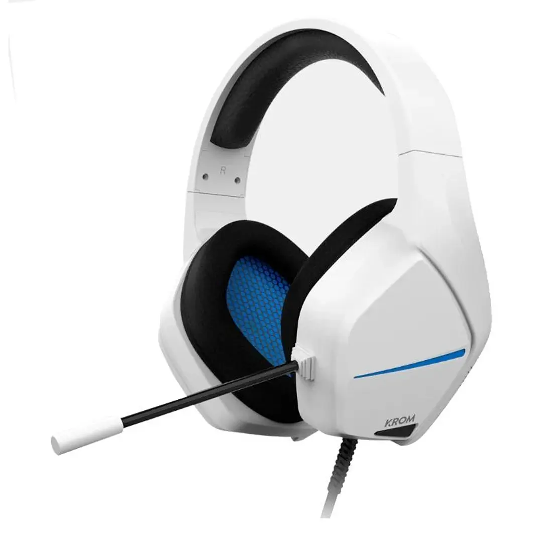 KROM KOPA MOVE AURICULAR GAMNG ESTEREO BLANCO AZUL 1