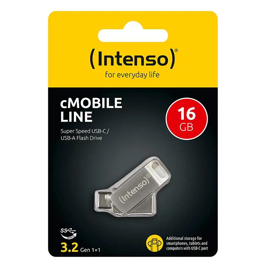 Intenso Lápiz USB cMobile USB 3.0 + TypeC 128GB 2