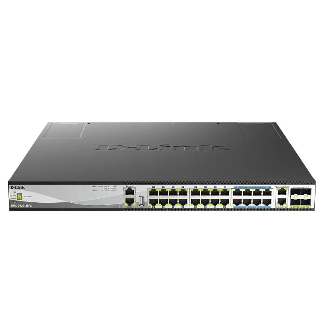 D-Link DMS-3130-30PS Switch 30xMGb L3  PoE 1