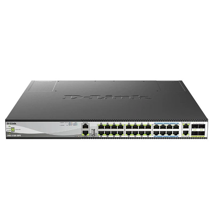 D-Link DMS-3130-30PS Switch 30xMGb L3  PoE 1