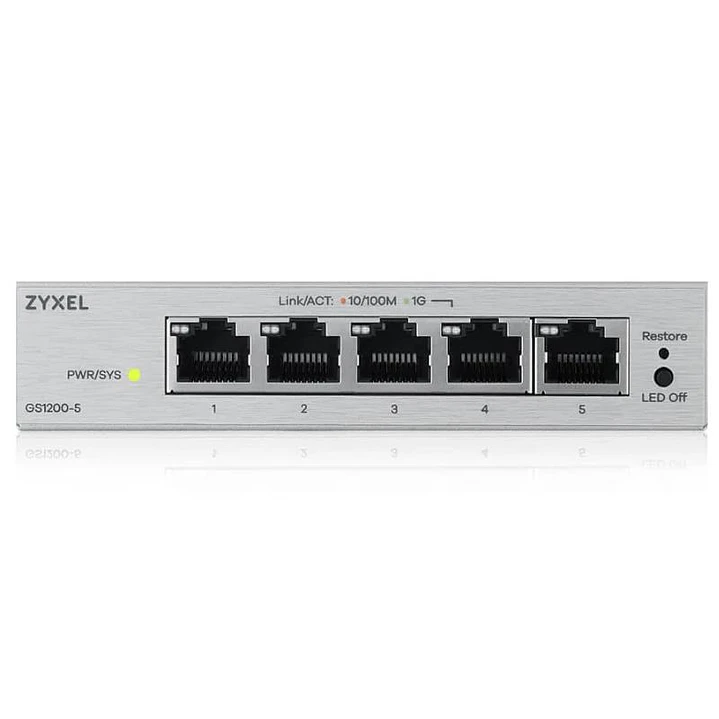 ZyXEL GS1200-5V3 Switch 5xGbE 3