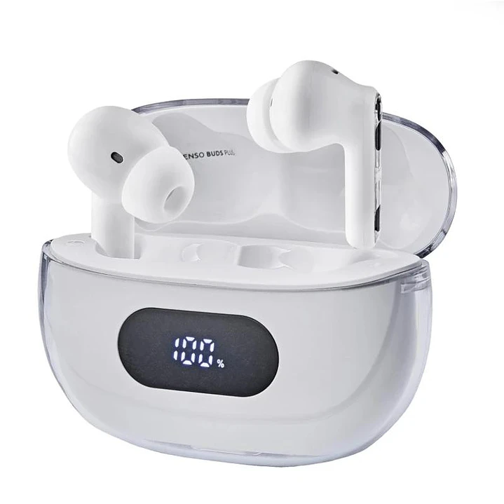 Intenso | Buds Plus Auriculares TWS ANC+ENC| Blanc 3