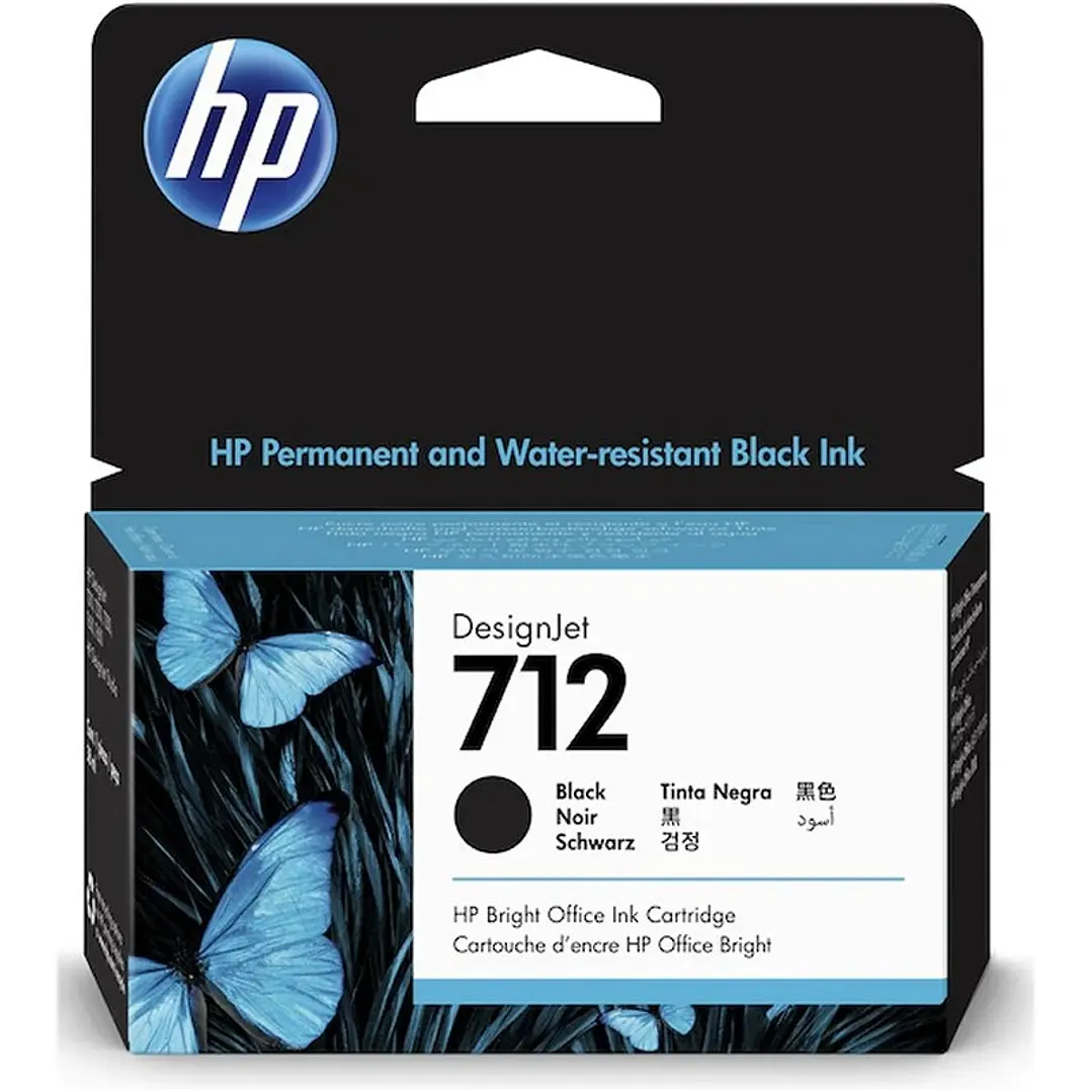 HP Cartucho 712 Negro 1