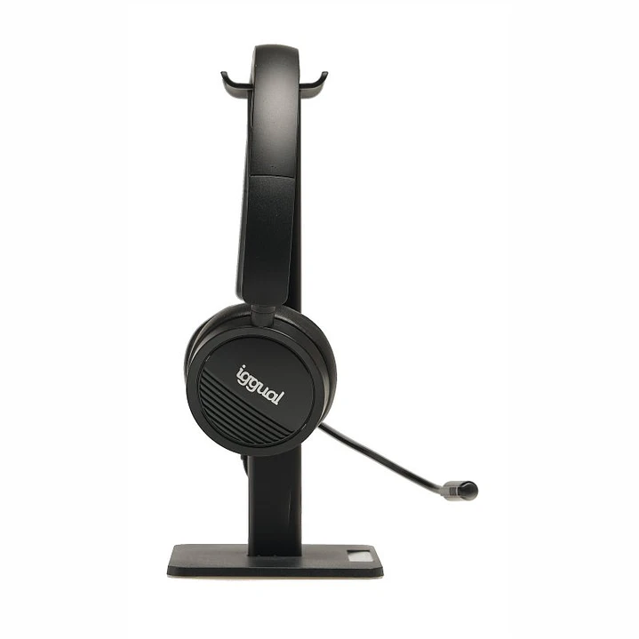 iggual Kit auriculares Dual Tech + soporte SA22 4
