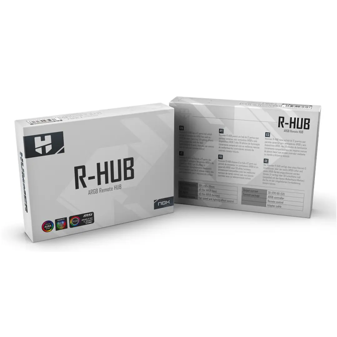 Nox HUMMER R-HUB Controlador ARGB Led/Ref. 4