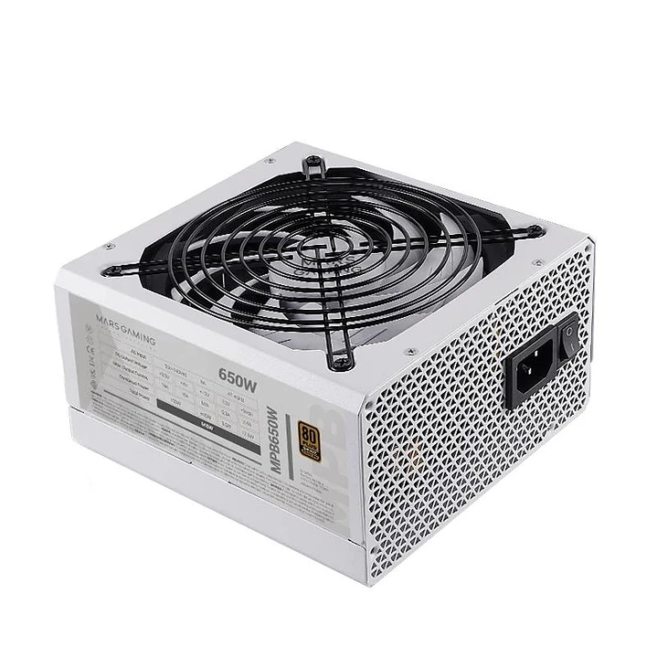 MARS GAMING PSU 650W,DC-DC & SMD TECH,7A GARANTIA 1