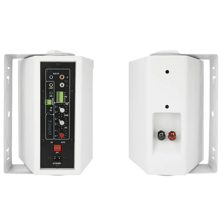 Tooq TQOWS-01W Altavoces Pared Pizarra Dig.2x30W 4