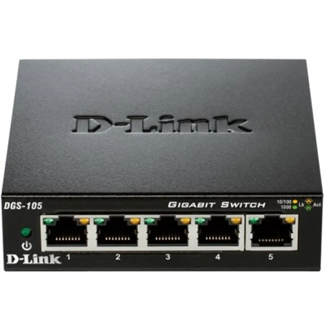D-Link DGS-105 Switch 5xGB Metal 1