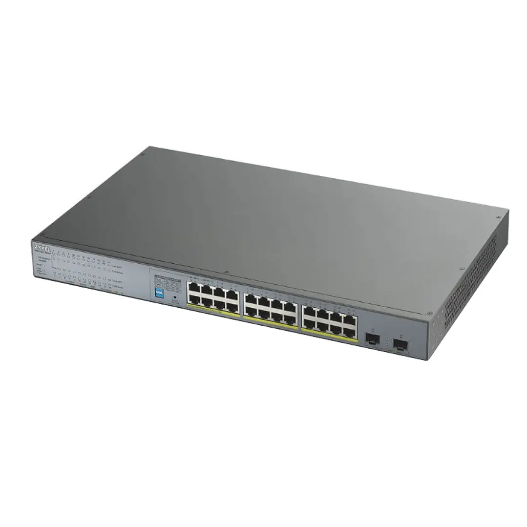 ZyXEL GS1300-26HP Switch 24xGB PoE 2xSFP 250W 1