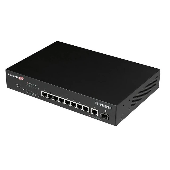 Edimax GS-5210PLG Switch 10xGbE LR PoE+ (1xSFP) 3