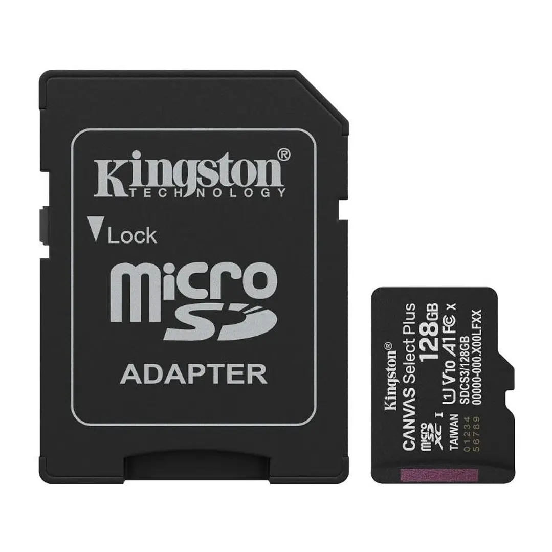 Kingston SDCS3/128GB microSD XC Gen3 150MB/s A1 1