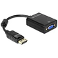 Delock Adaptador Displayport Macho/VGA Hembra Negr - thumbnail 1