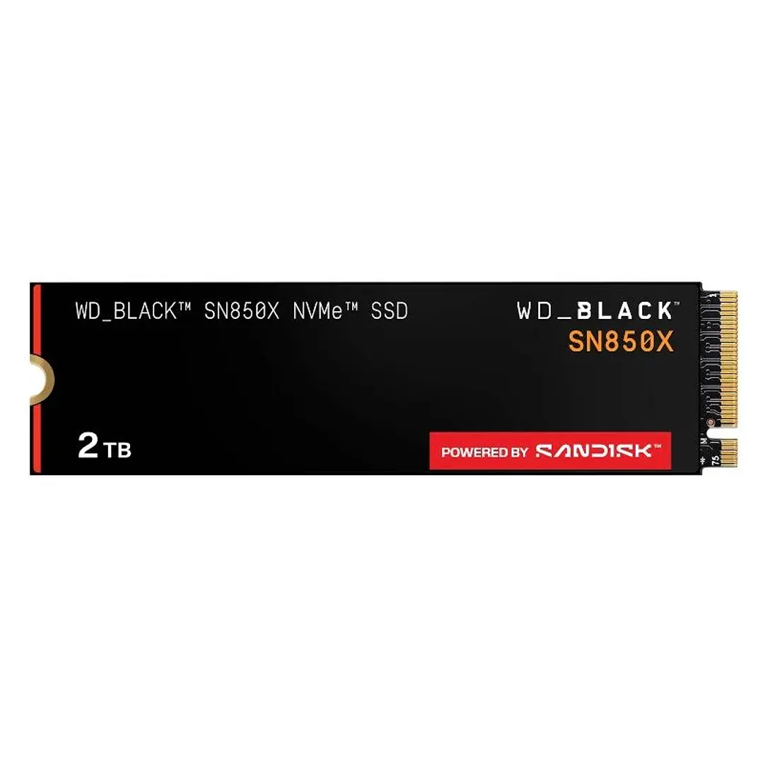 WD Black SN850X WDS200T2X0E SSD 2TB PCIe Gen4 NVMe 1