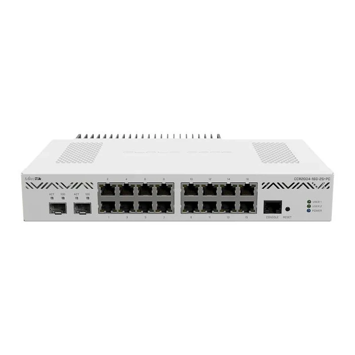 MikroTik CCR2004-16G-2S+PC Router 16xGbE 2x10SFP+ 1