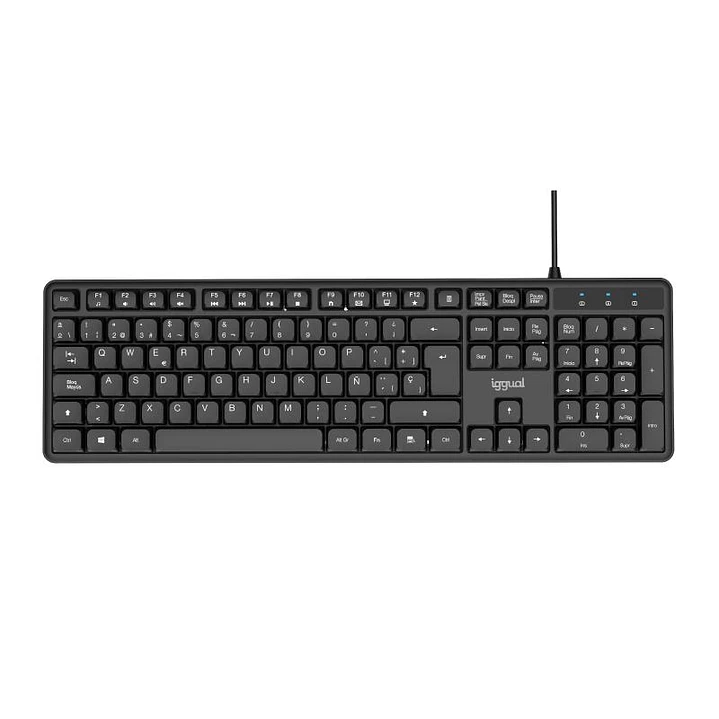 iggual Teclado USB estándar CK-SILENT-105T negro 1