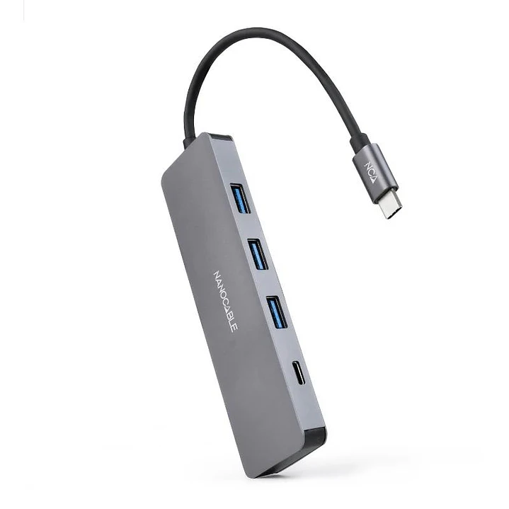 Nanocable HUB USB-C a 3xUSB 3.0/H+1xUSB-C/H 1