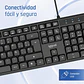 iggual Teclado USB estándar CK-SILENT-105T negro - Miniatura 3