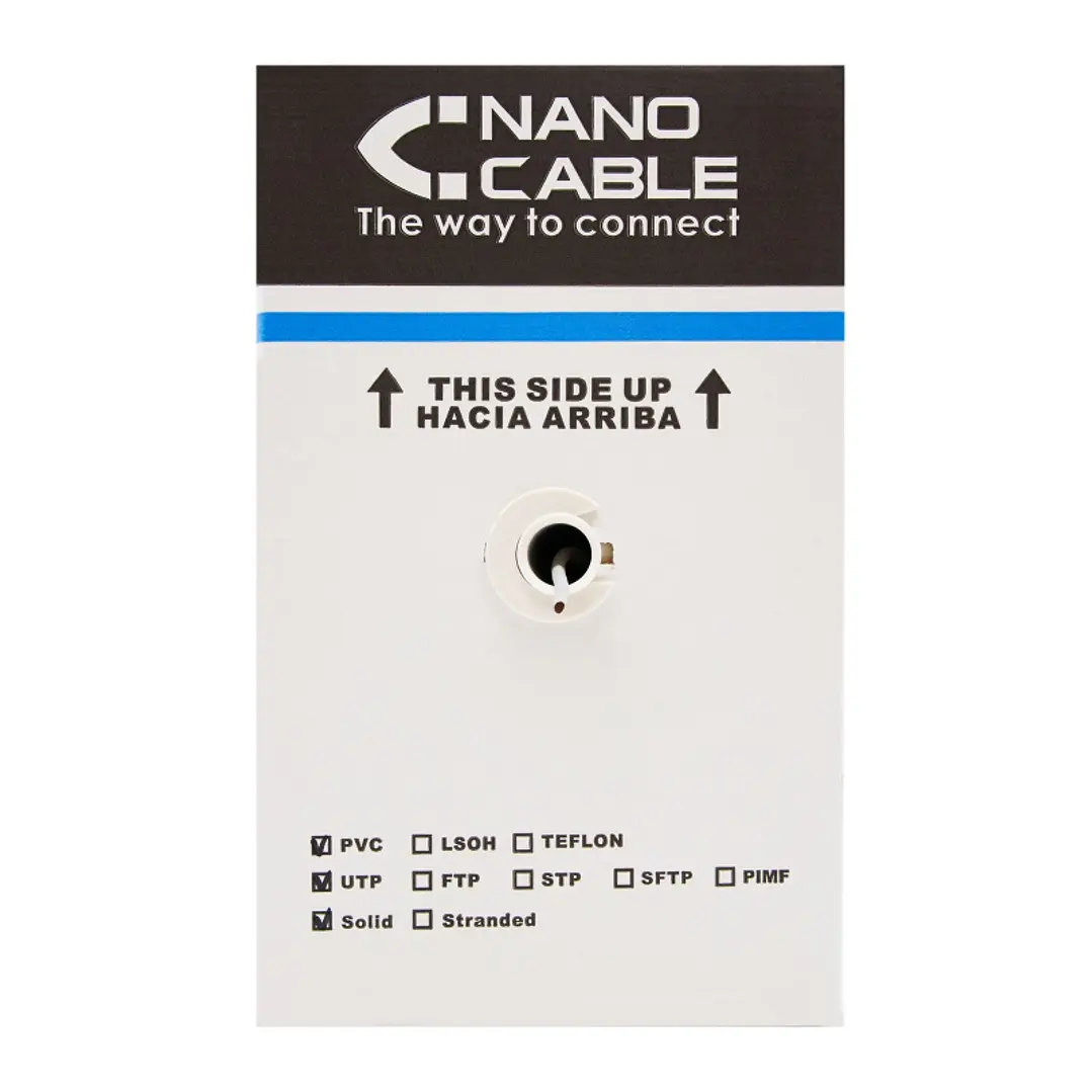 Nanocable Bobina  RJ45 CAT5E UTP Flexible 305Mts 2