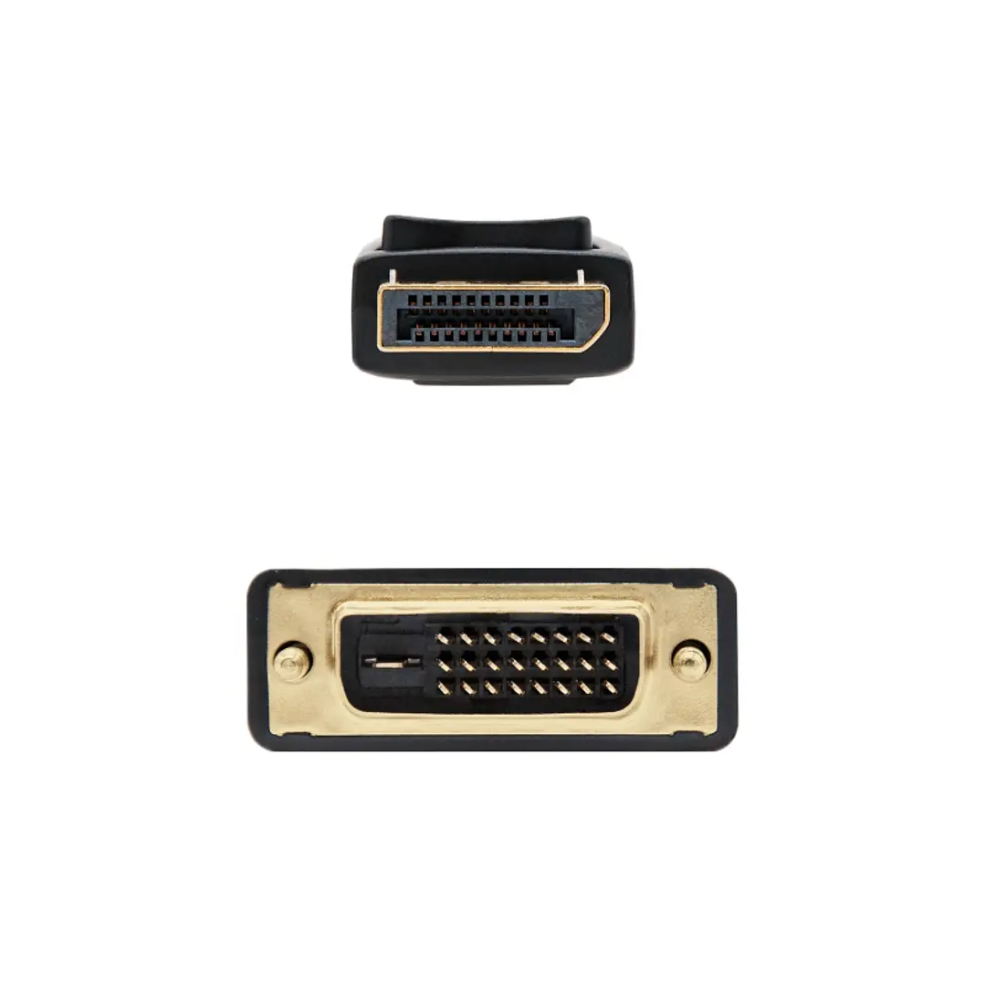 Nanocable Cable Conversor DP a DVI 1 M Negro 3