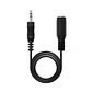 Nanocable Cable Audio, Jack 3.5/M-H, Negro, 3 M - Thumbnail 1