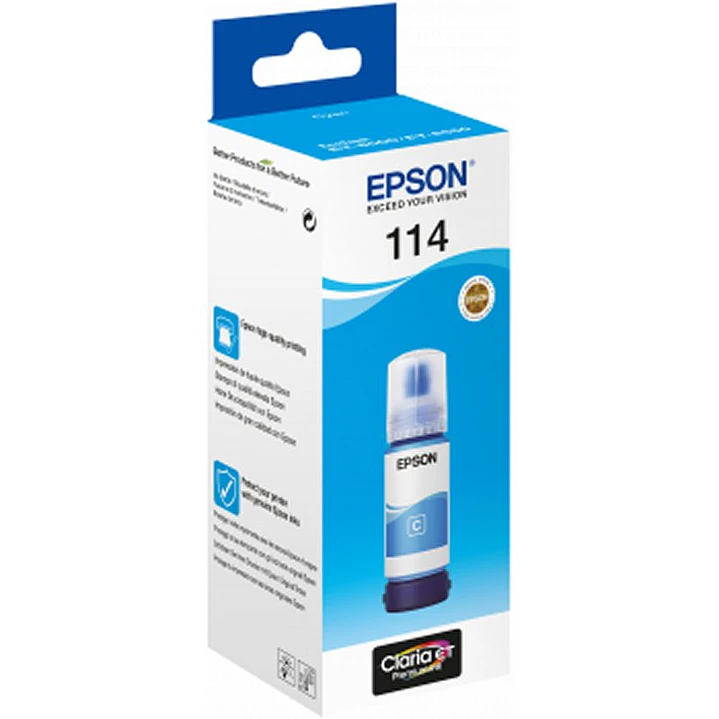 Epson Botella Tinta Ecotank 114 Cyan 2