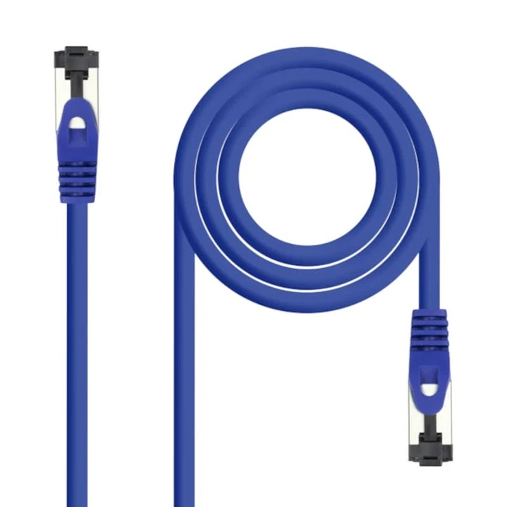 Nanocable Cable red Cat. 8.1 2GHZ SSTP Azul 0,25m 1