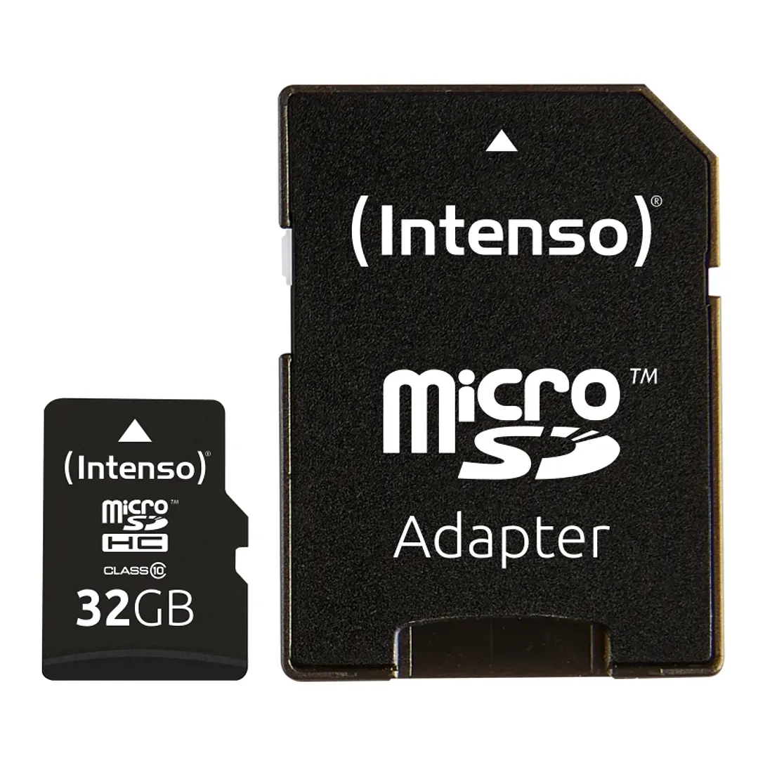 Intenso 3413480 Micro SD clase 10 32GB c/adapt 1