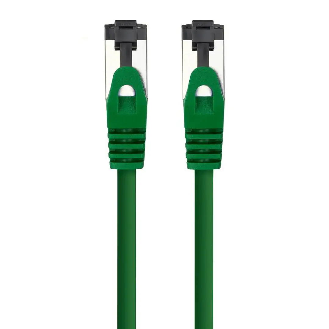 Nanocable Cable red Cat. 8.1 2GHZ SSTP Verde 0,25m 3