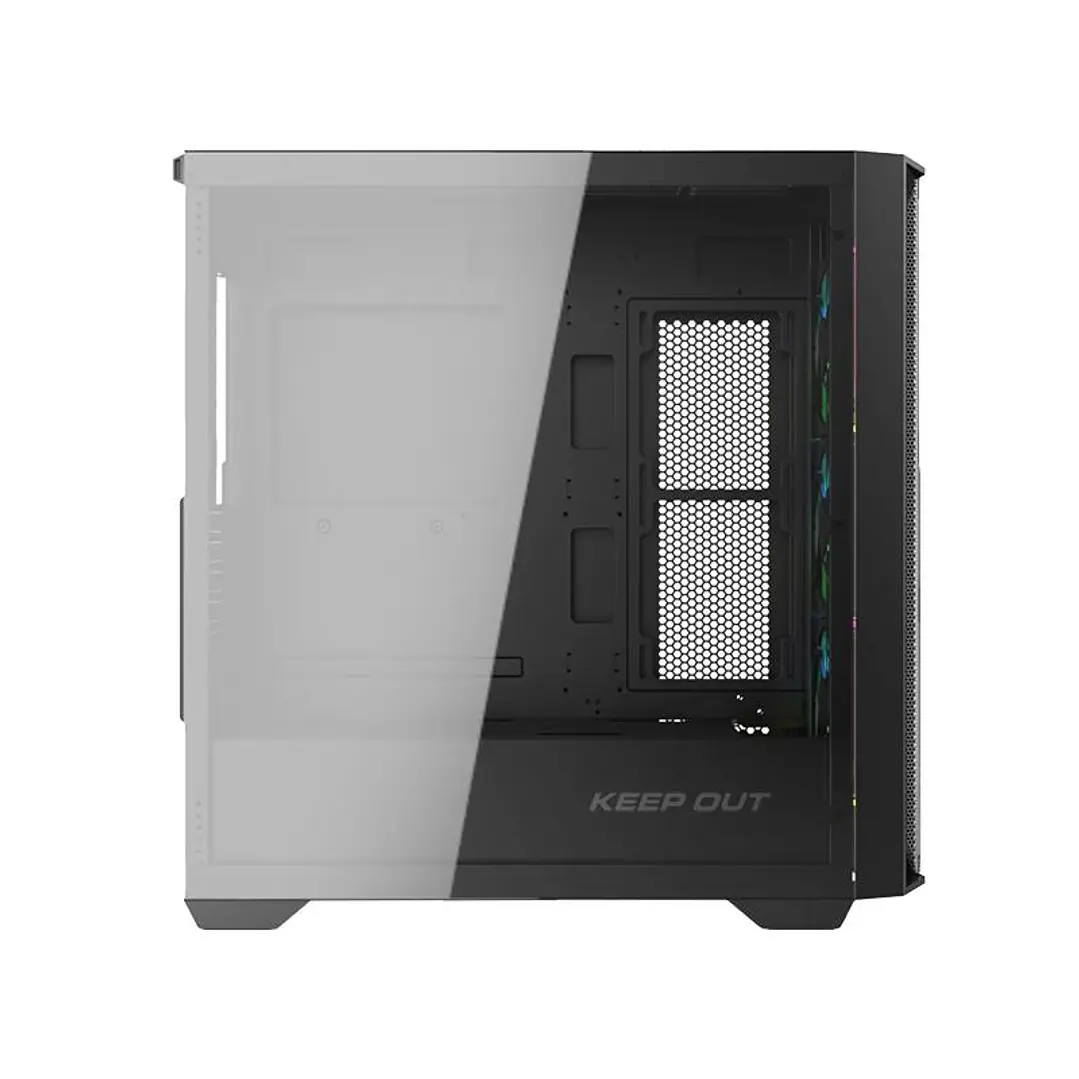 Keep Out Caja M-Atx KO XC-500 ARGB USB3 BlackGlass 3