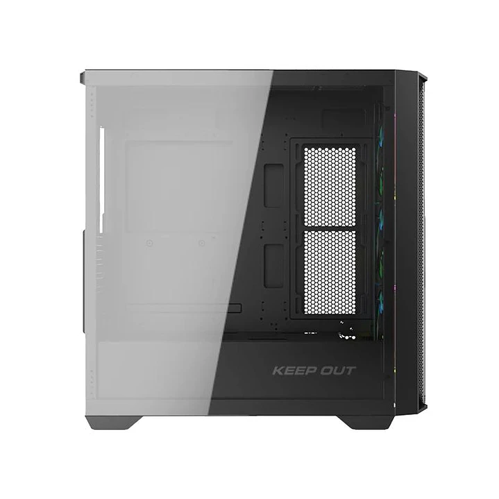 Keep Out Caja M-Atx KO XC-500 ARGB USB3 BlackGlass 3