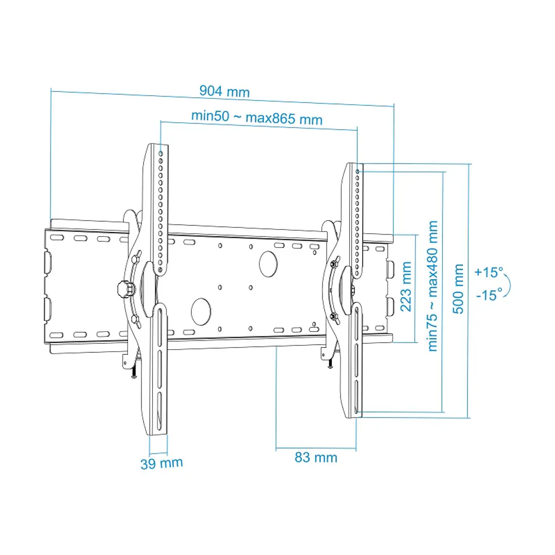 Tooq  LP4970T-B Soporte TV 37