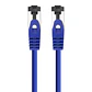 Nanocable Cable red Cat. 8.1 2GHZ SSTP Azul 0,25m - thumbnail 3