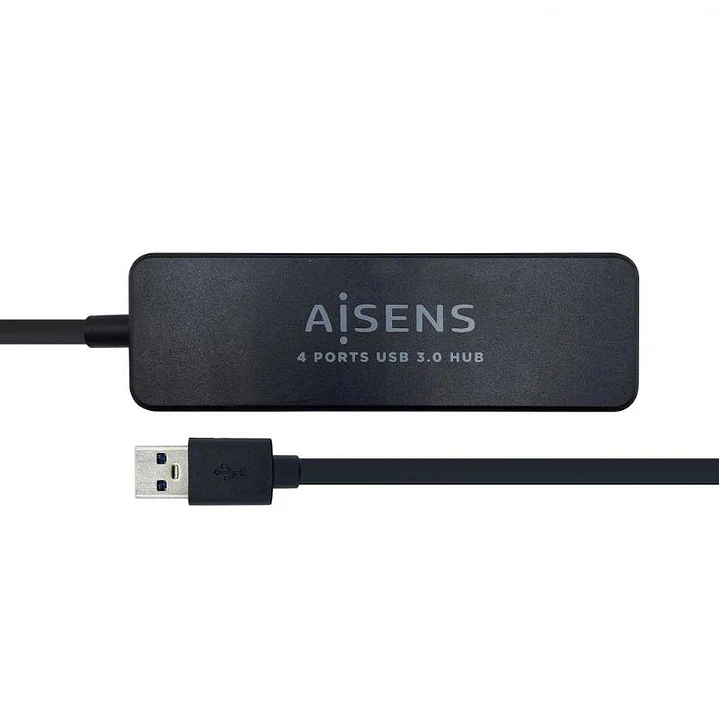 Aisens Hub USB 3.0 tipo A/M-4xtipo A/H negro 30cm 1