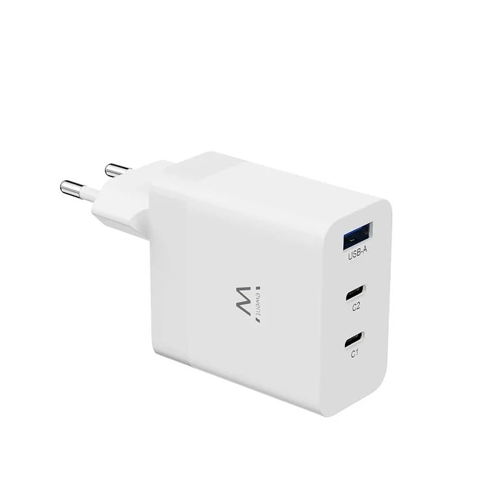 EWENT Cargador carga rapido 65w usb-c y usb-a 1