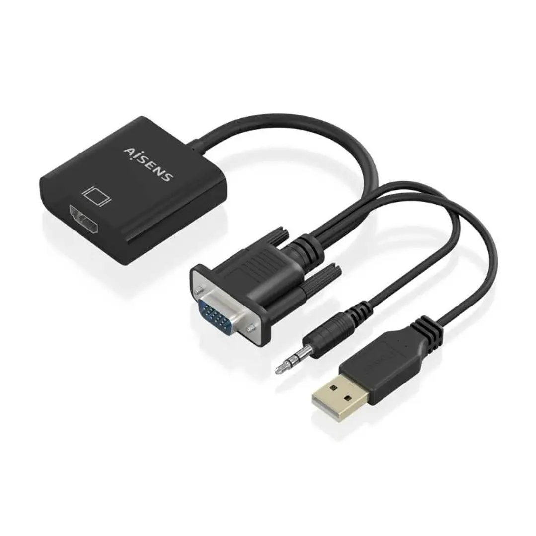 Aisens Conversor SVGA/M+JACK3.5/M+USB A/M HDMI/H 1