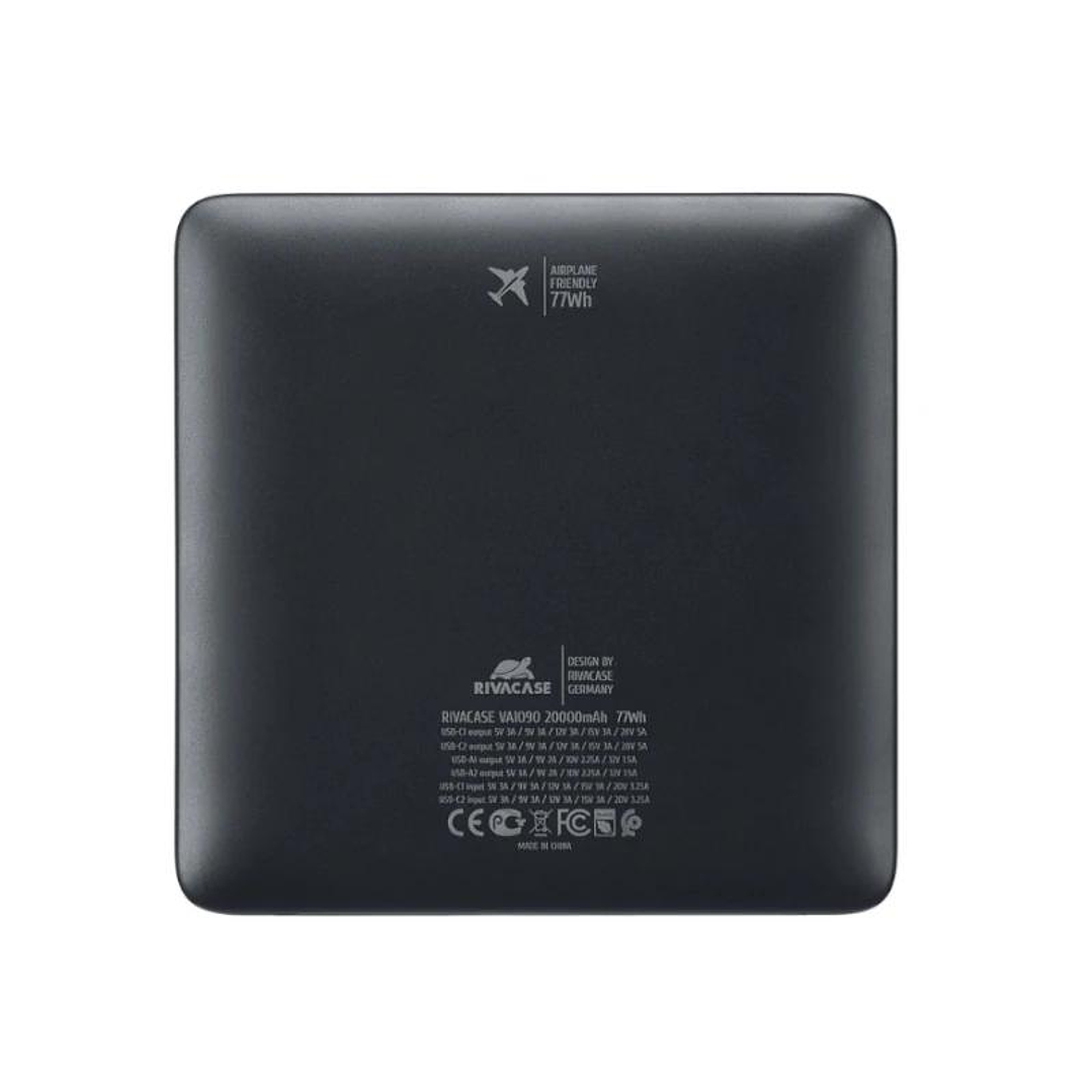 RIVACASE VA1090 powerbank 20000mAh Turbo PD 100W 4