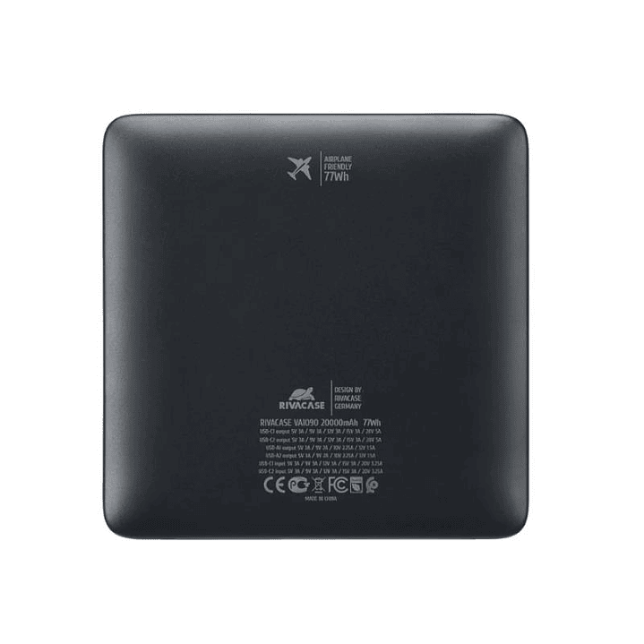 RIVACASE VA1090 powerbank 20000mAh Turbo PD 100W 4
