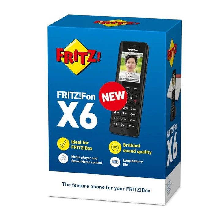 FRITZ! Fon X6 Teléfono inalamb.DECT Negro 4
