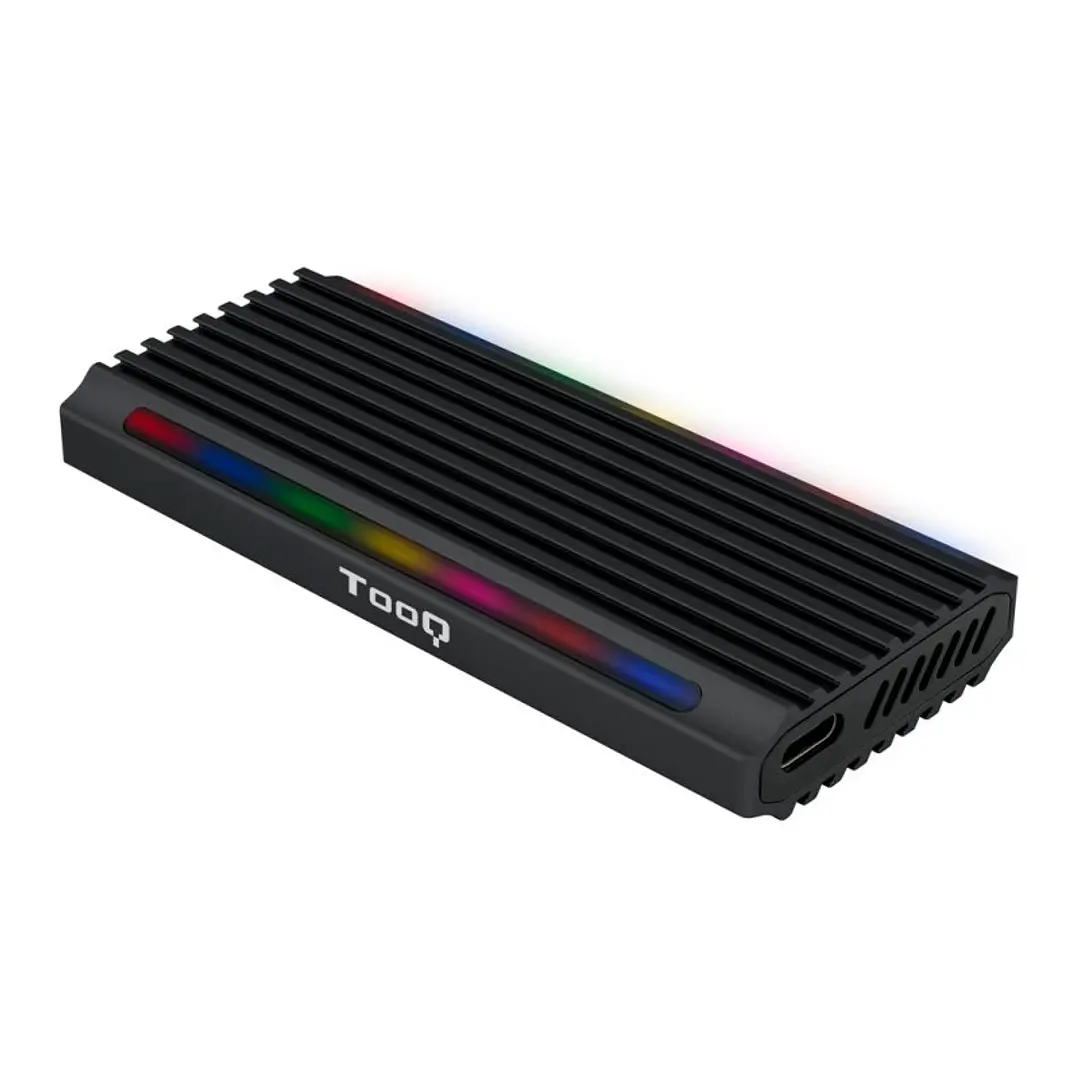 Tooq Caja Externa SSD M.2 NGFF/NVMe USB-C Negro 1